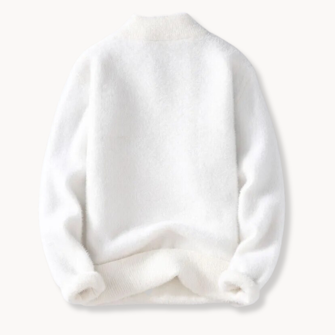 Mêski sweter z polaru typu Teddy