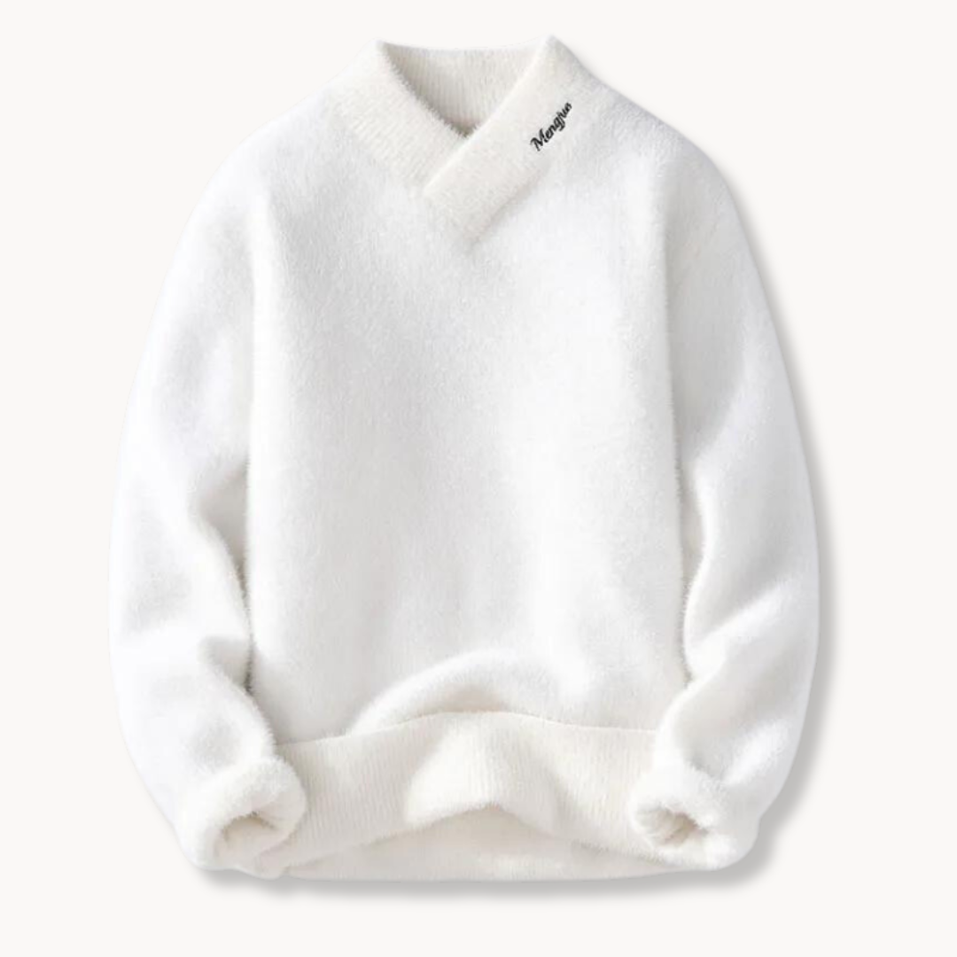 Mêski sweter z polaru typu Teddy