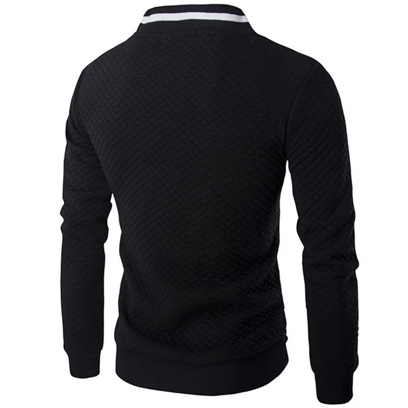 Strukturalny sweter zapinany na zamek