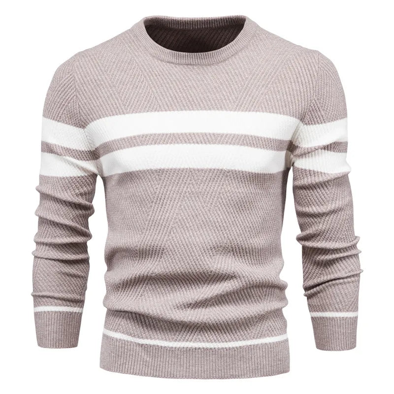 Sweter mêski z dzianiny