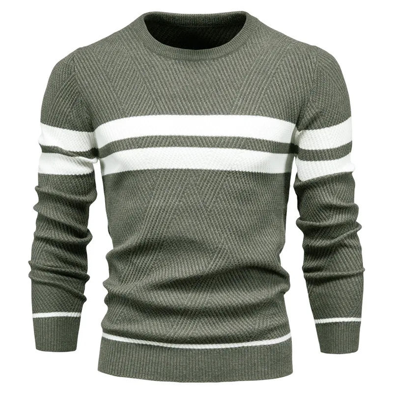 Sweter mêski z dzianiny
