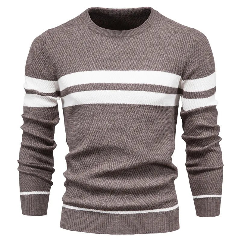 Sweter mêski z dzianiny