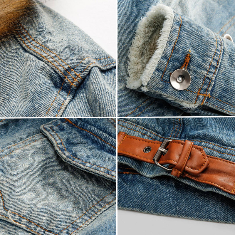 Kurtka jeansowa Rockfella Sherpa Edge