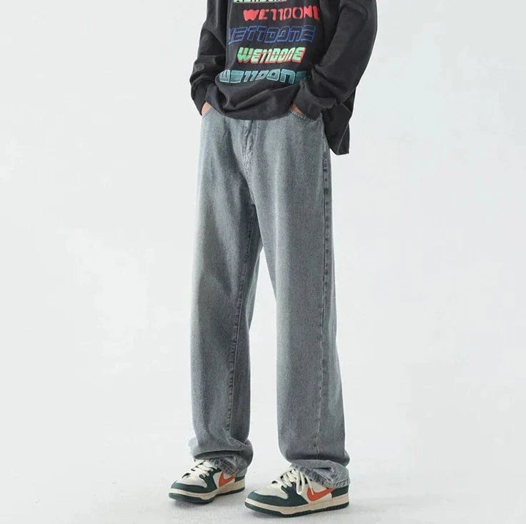 LuŸne dżinsy w stylu retro