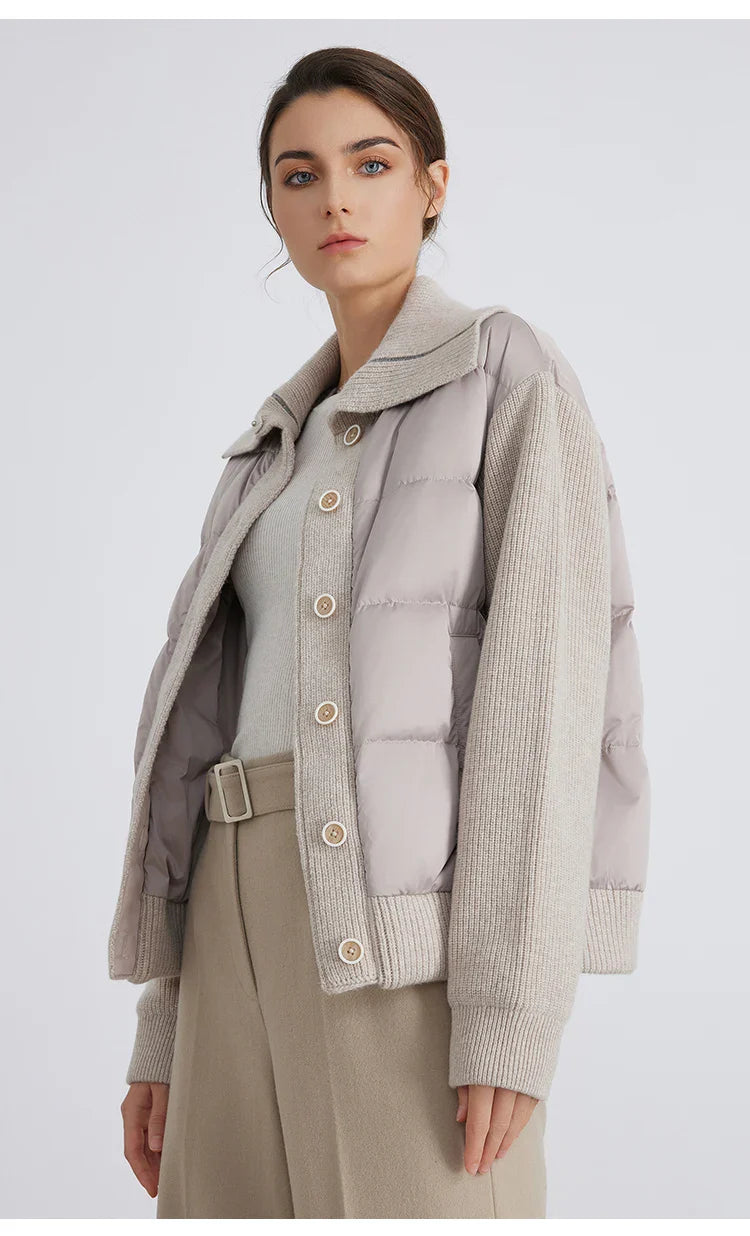 Kurtka z wełny puchowej