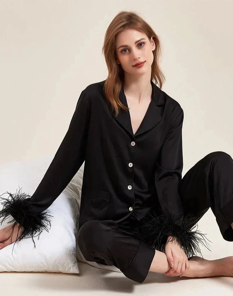 Luksusowy komplet piżamy