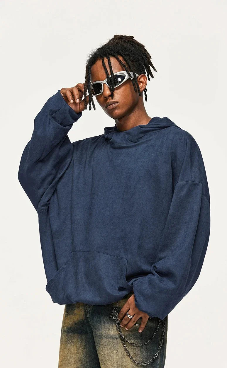 Bluza oversize Marineblauwe