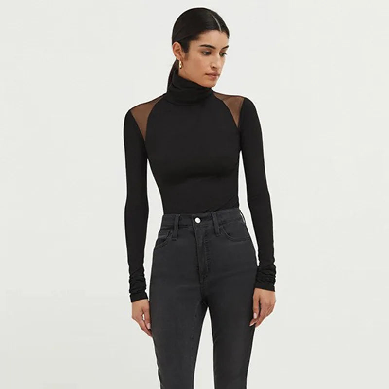 Stylowy top z dęugim rêkawem