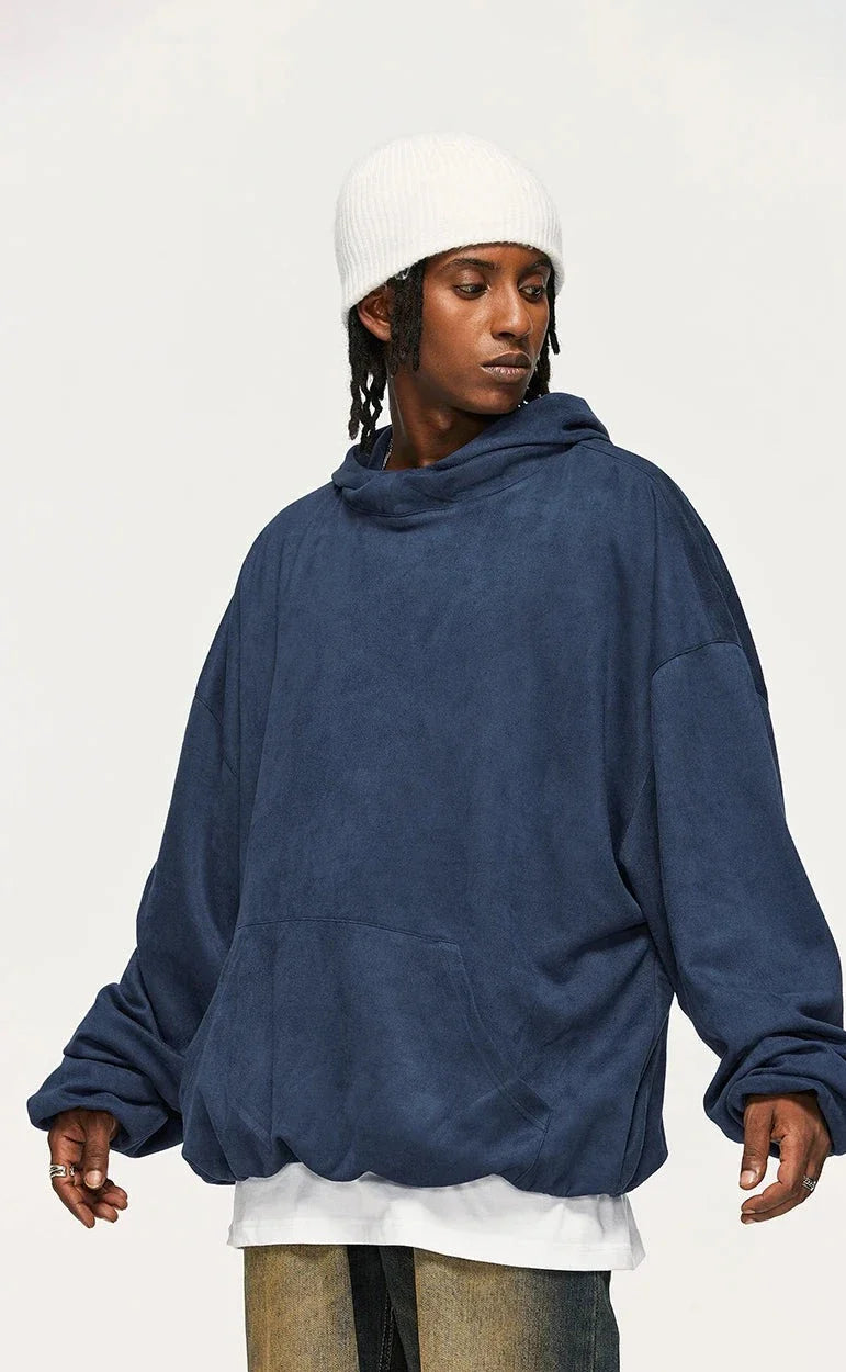 Bluza oversize Marineblauwe