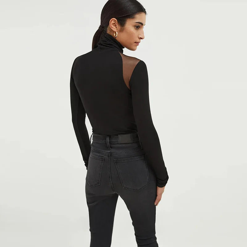 Stylowy top z dęugim rêkawem