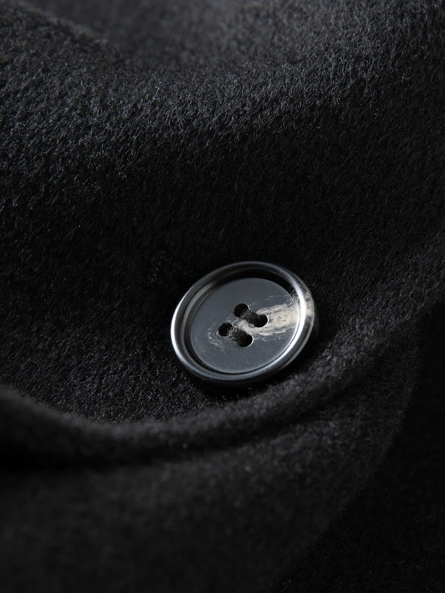 Wełniany płaszcz dwustronny długi