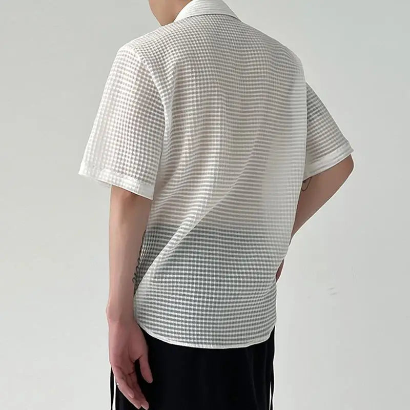 Koszula w paski z dęugim rêkawem i klapami