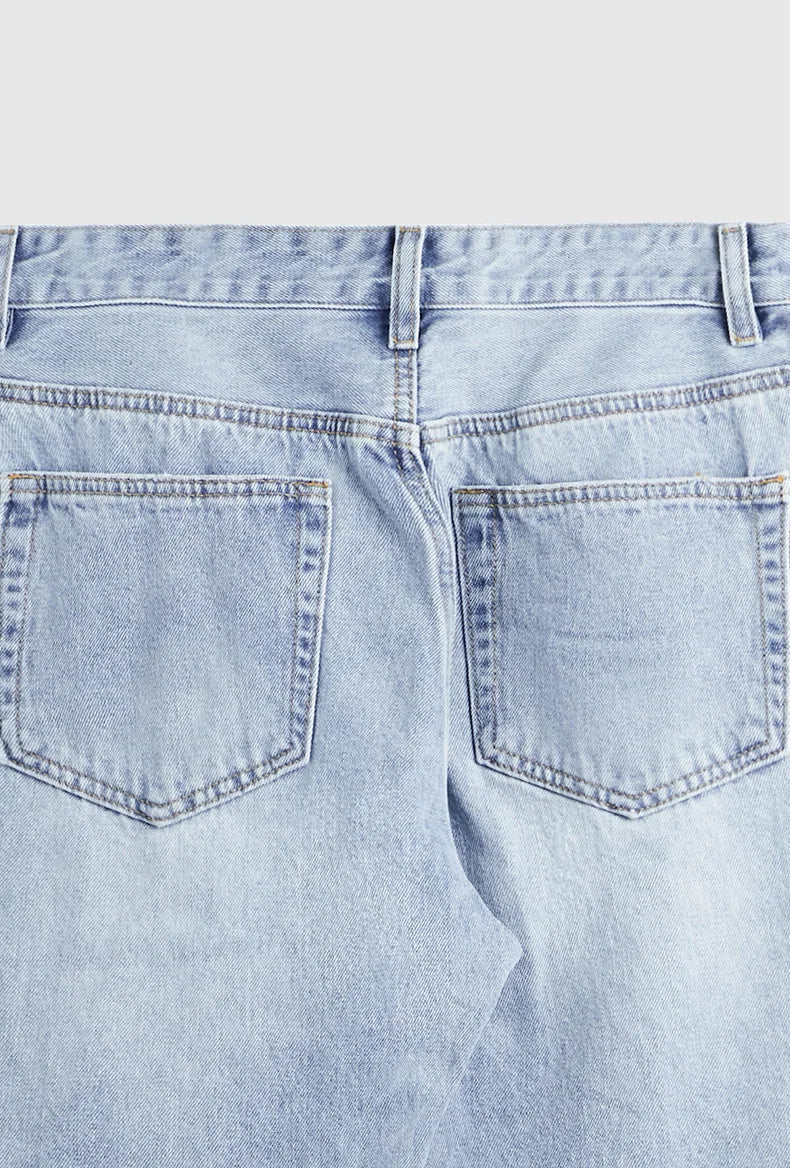 Przetarte jeansy slim fit