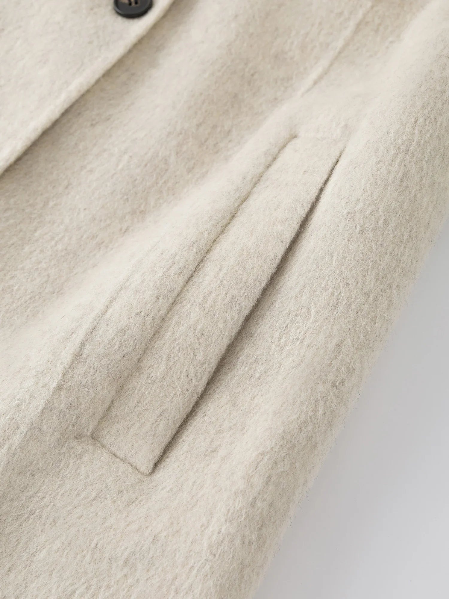 Dwustronny wełniany płaszcz mały