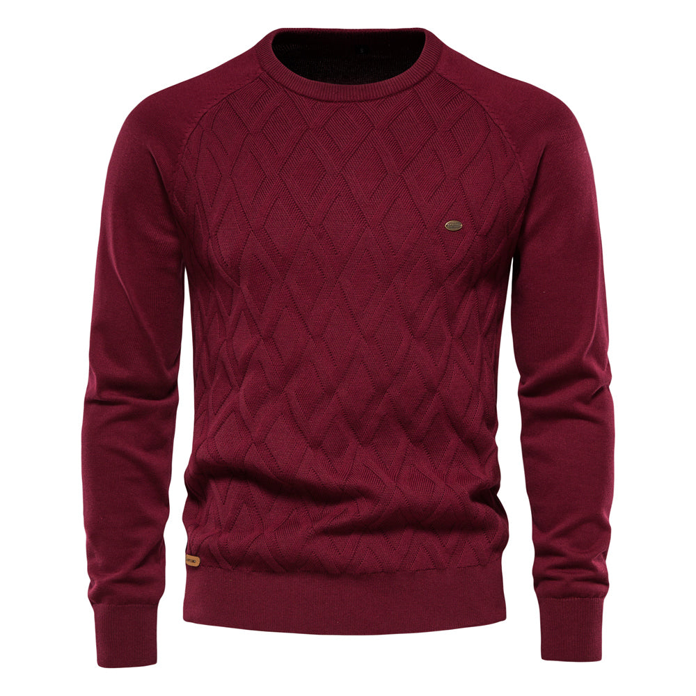 Dzianinowy sweter mêski