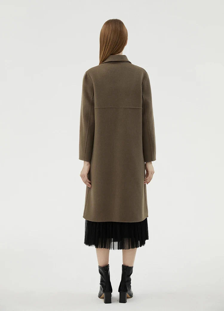 Płaszcz wełniany casualowy