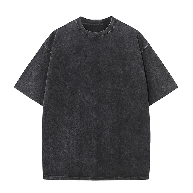 Mêska koszulka basic w stylu grunge