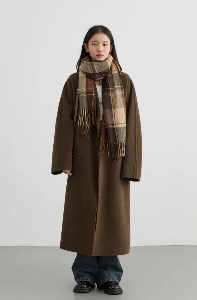 Płaszcz wełniany retro