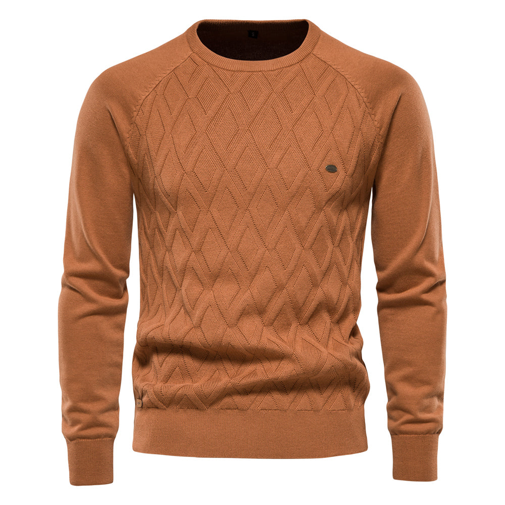 Dzianinowy sweter mêski
