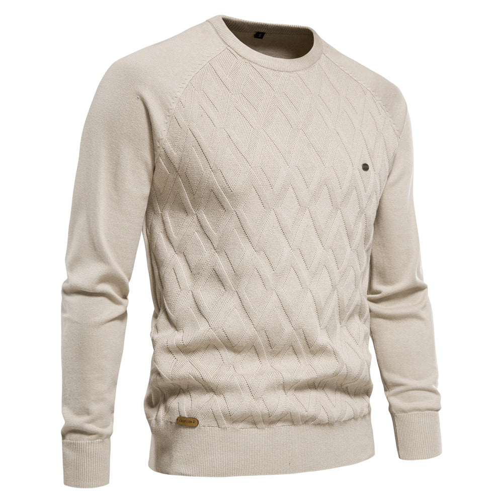 Dzianinowy sweter mêski