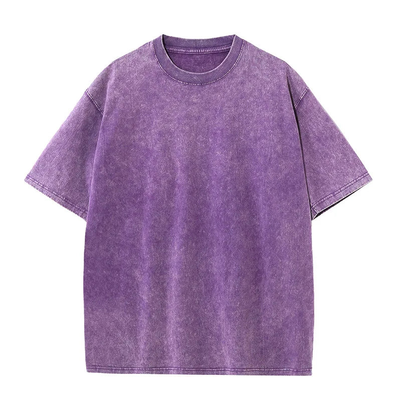 Mêska koszulka basic w stylu grunge