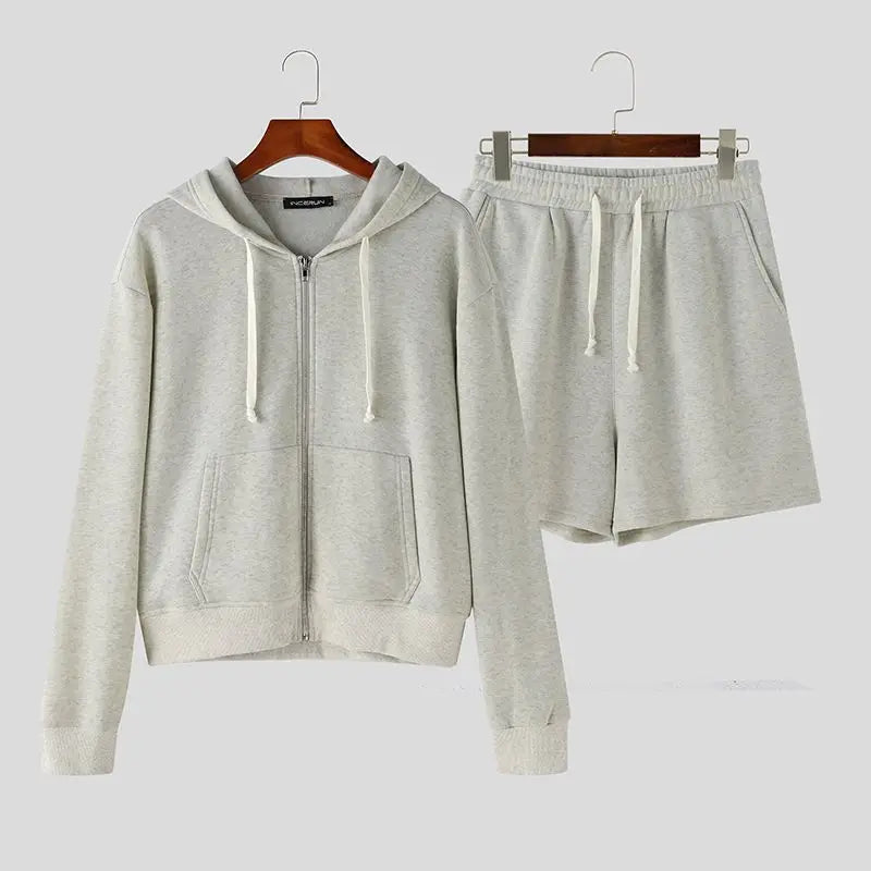 Bluza z dęugim rêkawem i spodenki z kapturem
