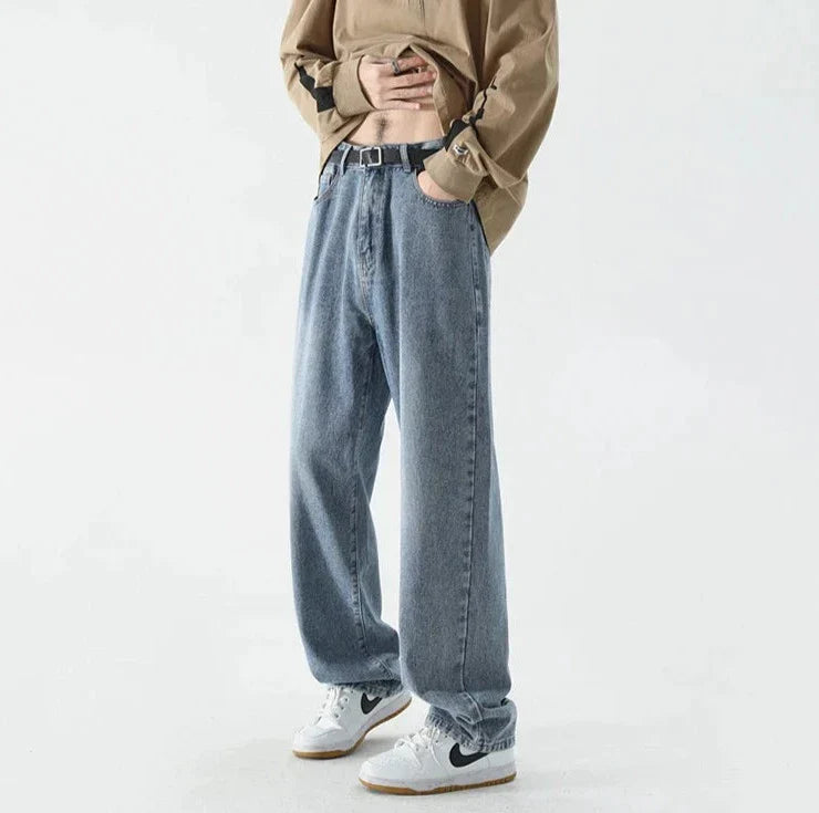 LuŸne dżinsy w stylu retro