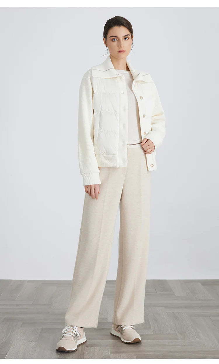 Kurtka z wełny puchowej