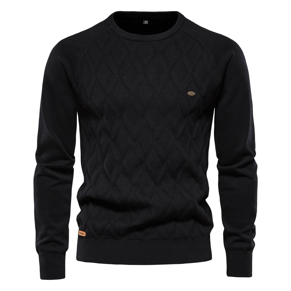 Dzianinowy sweter mêski