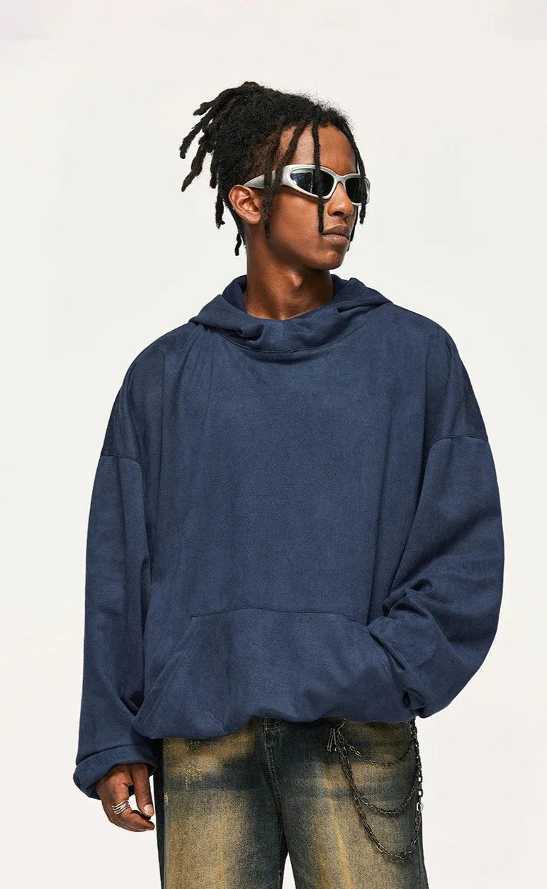 Bluza oversize Marineblauwe