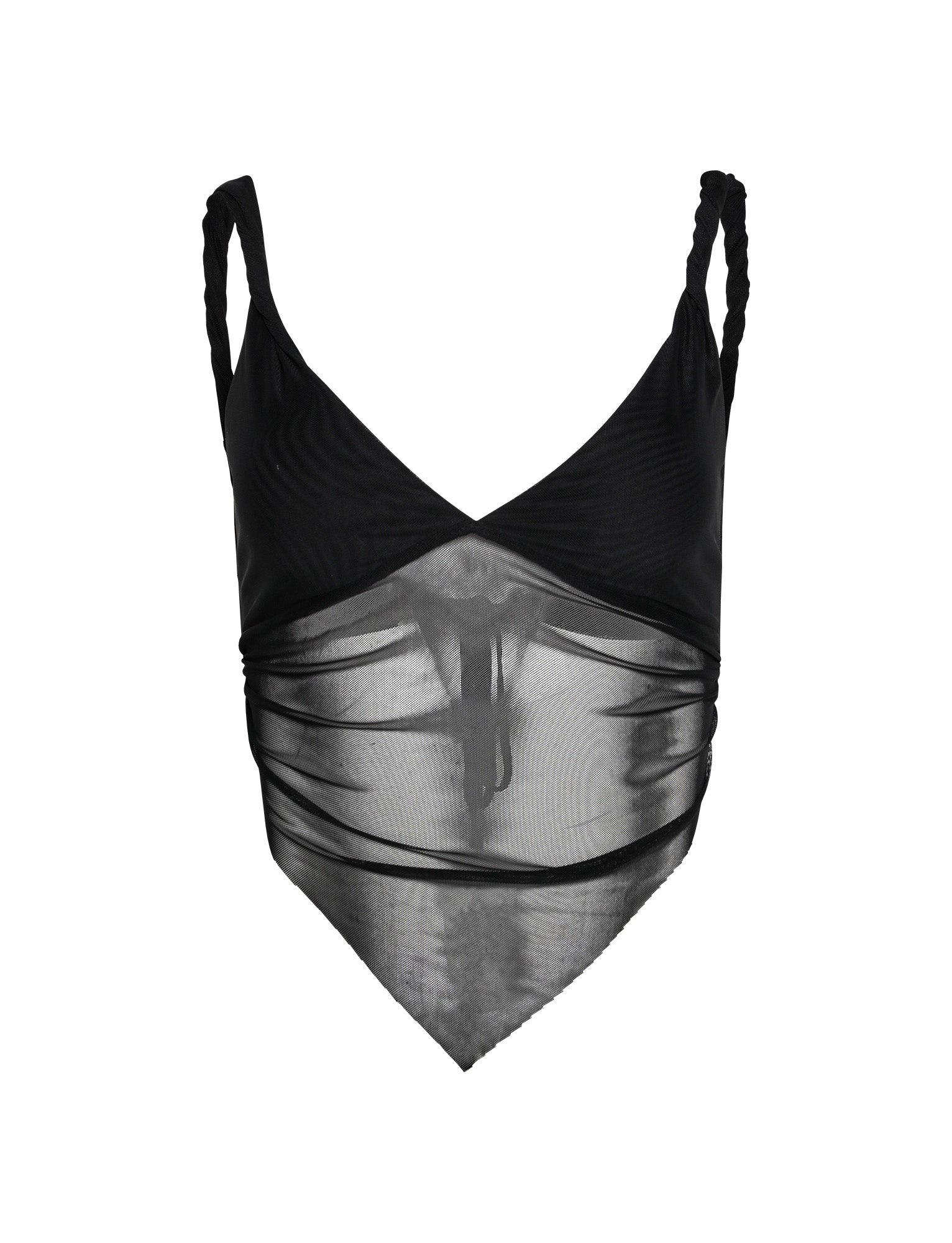 Casualowy, czarny top ze spódnicą