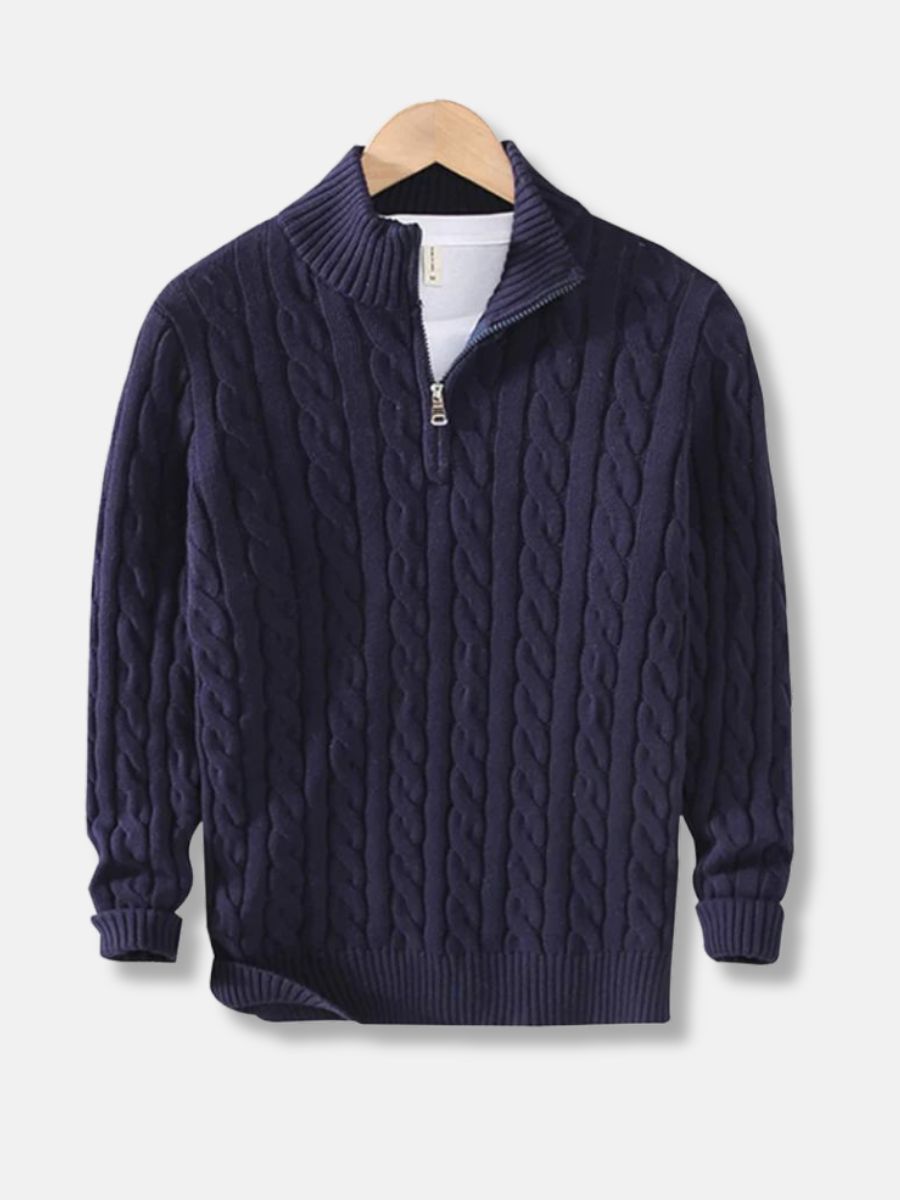 sweter zapinany na zamek
