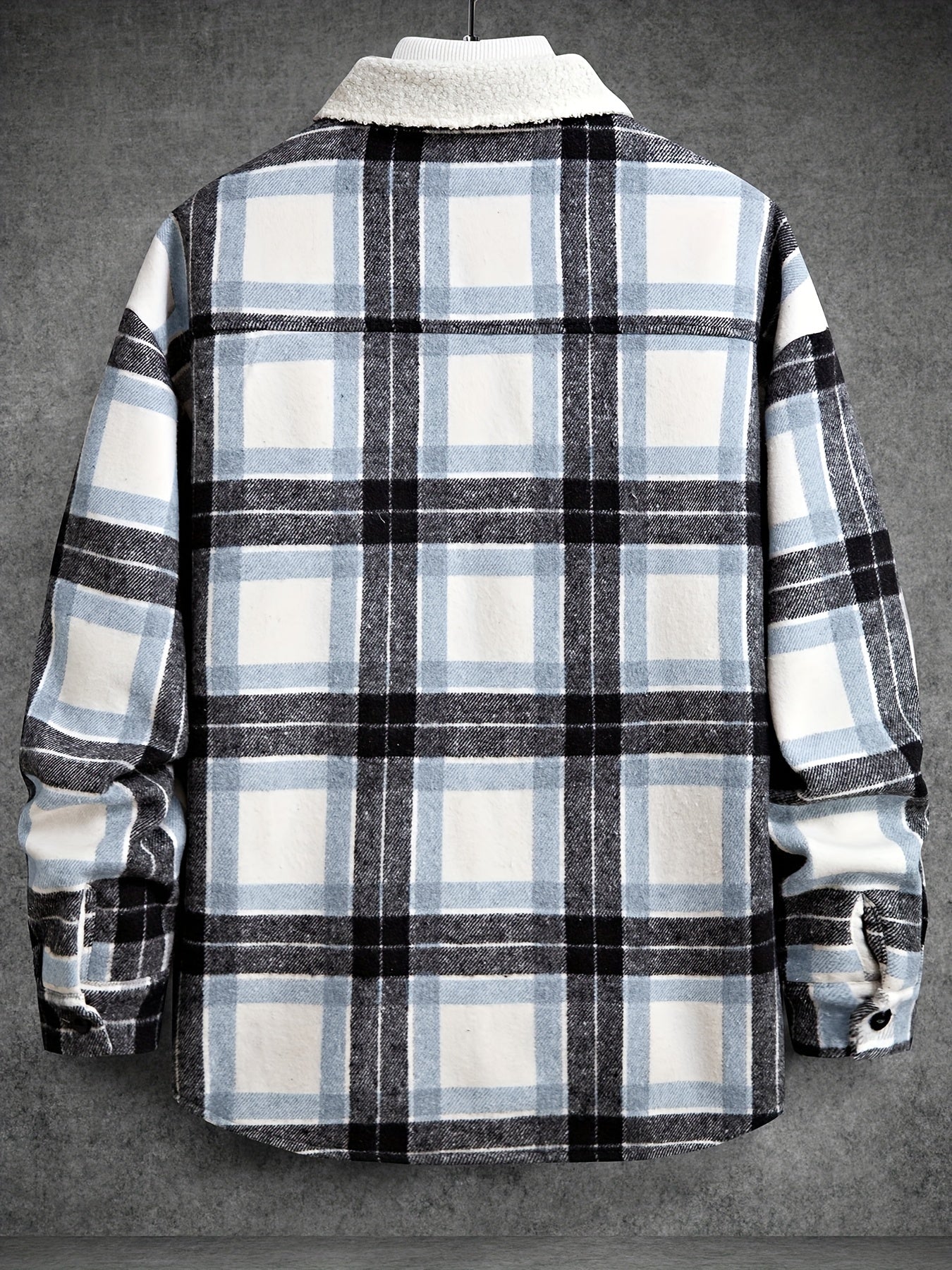 Bluza z polarową podszewką w kratkê