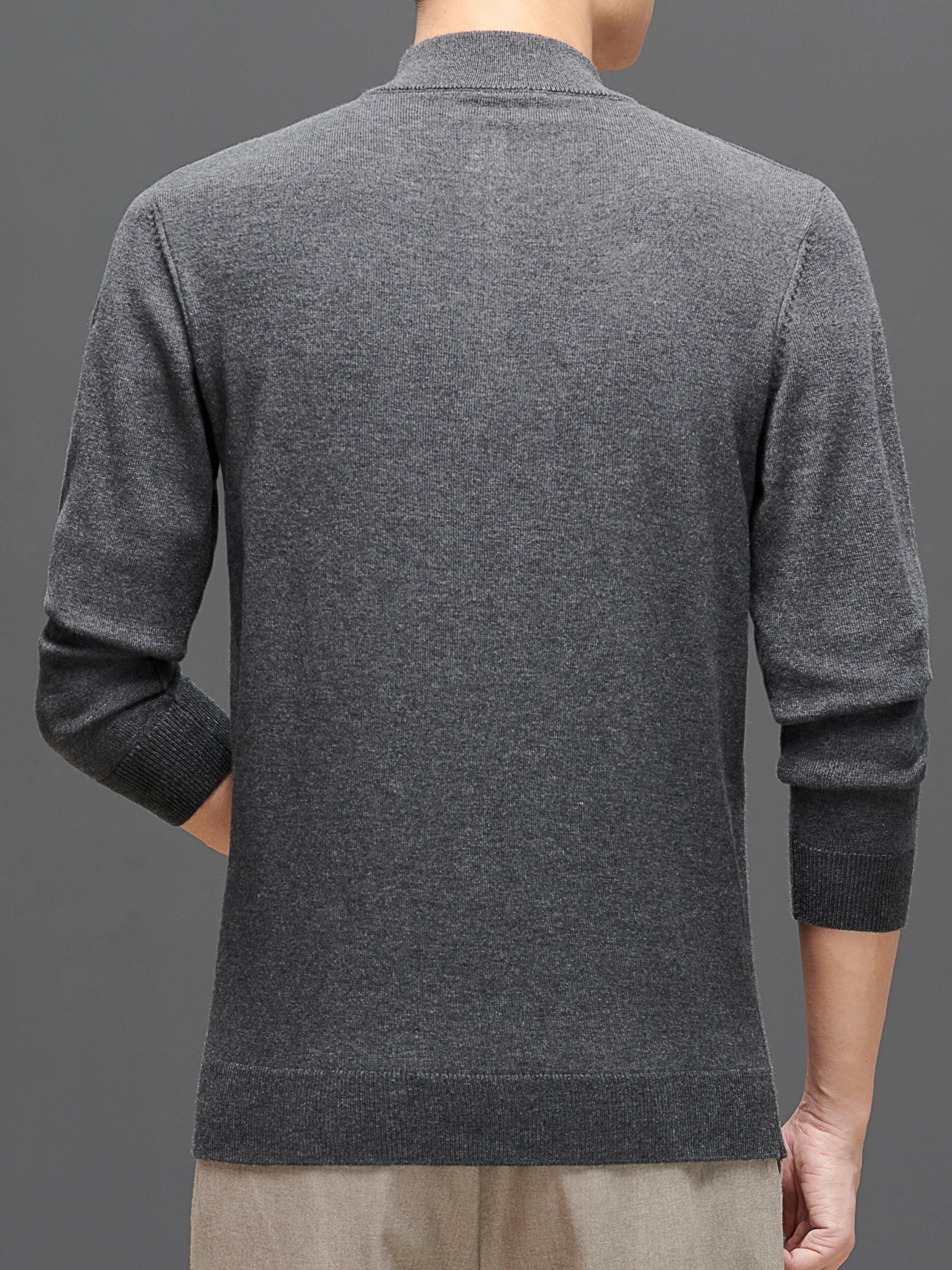Sweter mêski z dzianiny weęnianej