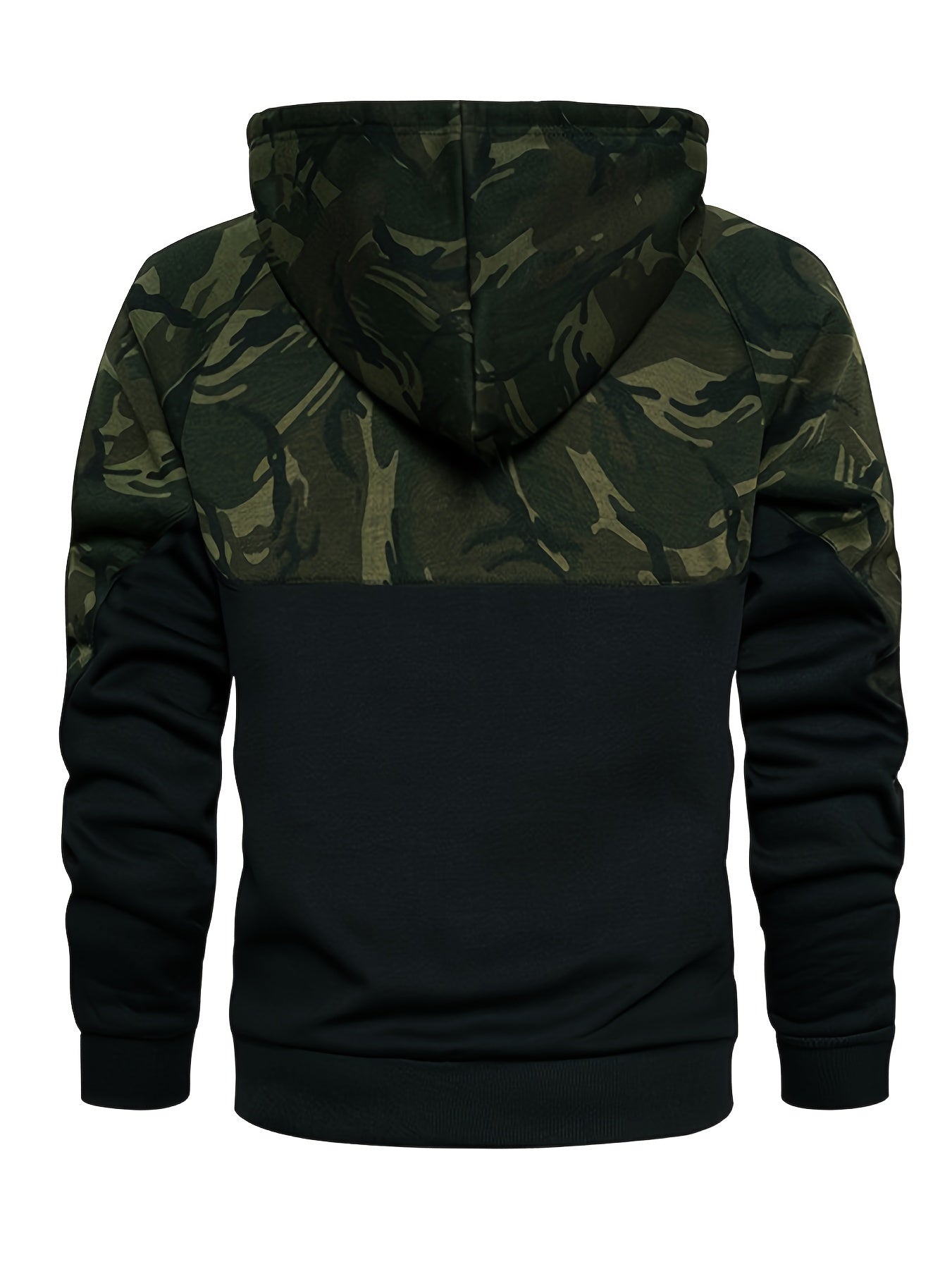 Bluza z kapturem w kamuflażu