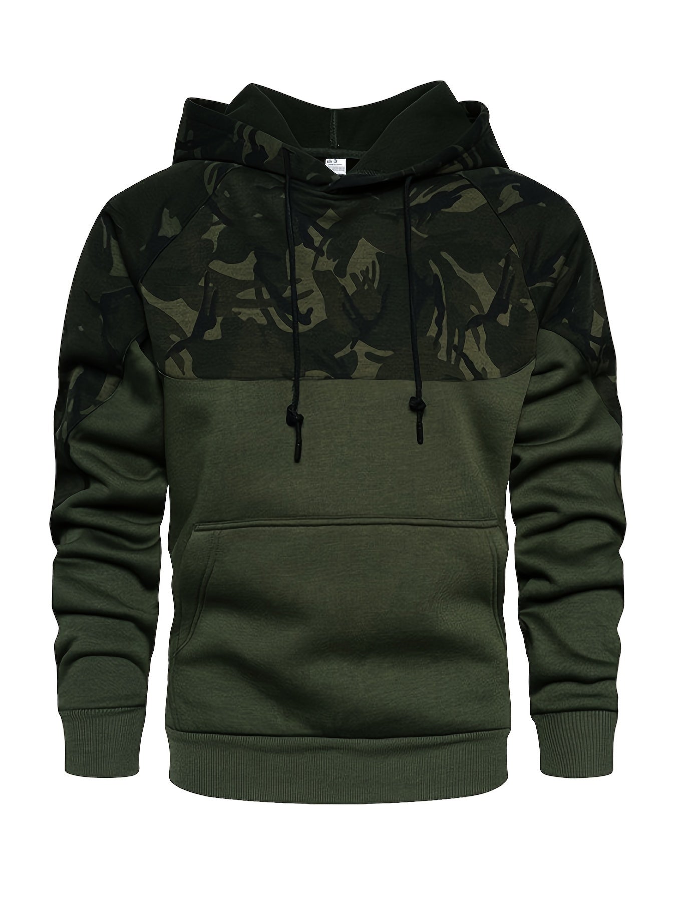 Bluza z kapturem w kamuflażu