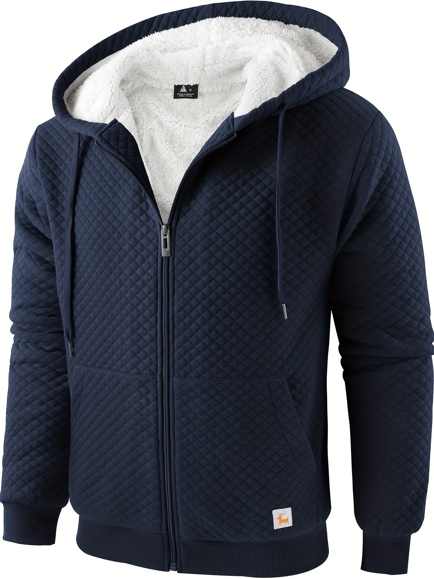 Teksturowana bluza z futerkiem
