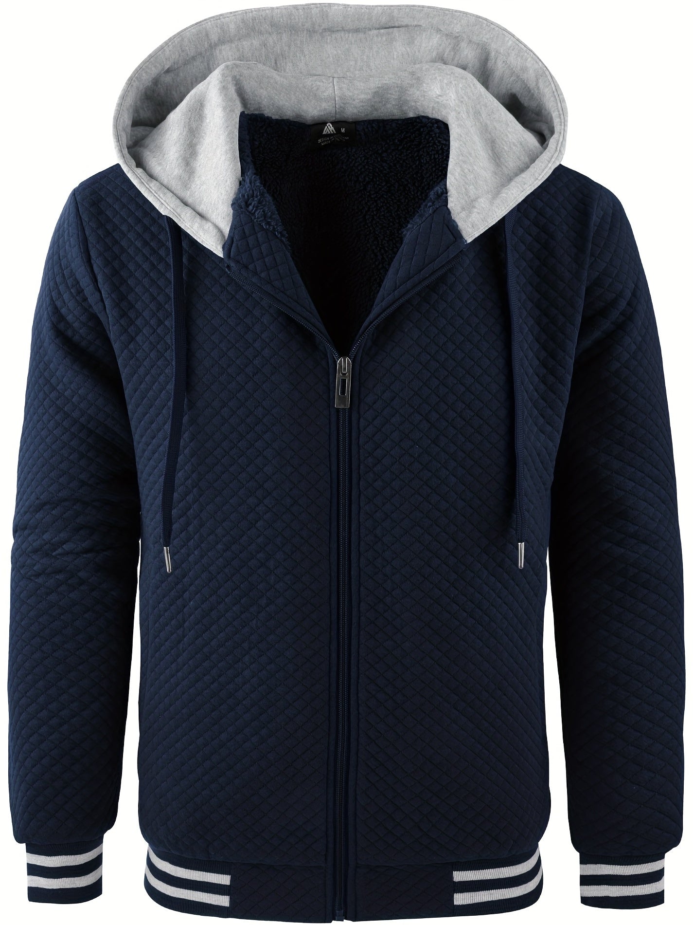 Mêska bluza z kapturem o strukturalnym kroju