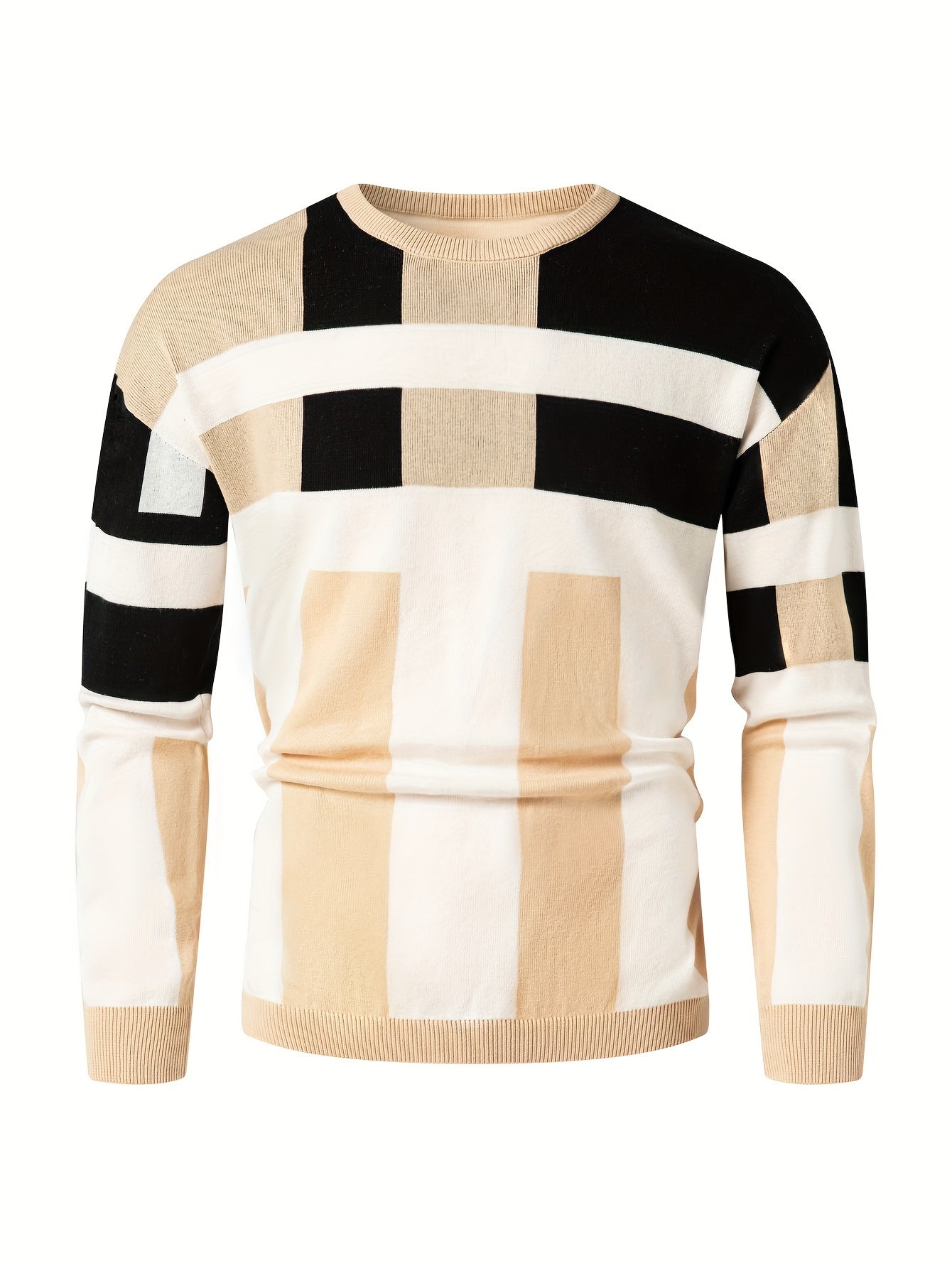 Sweter o liniowym kroju
