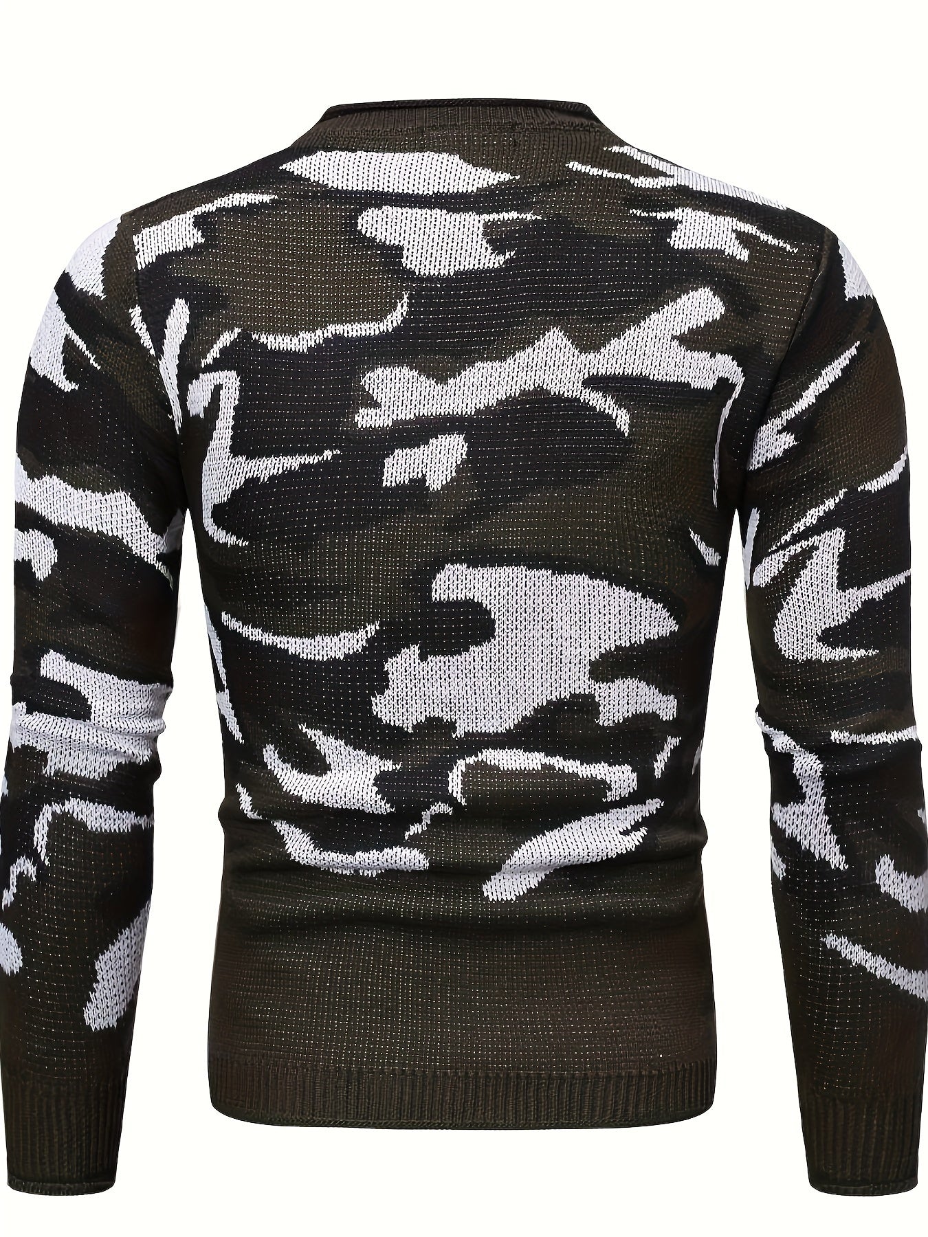 Sweter w kamuflażowym kolorze