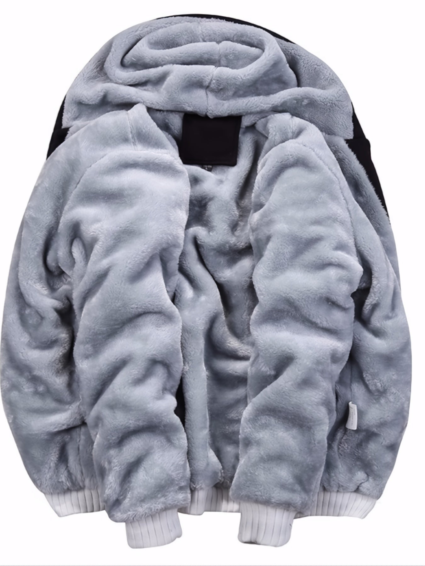 Bluza z kapturem ze sztucznego futra