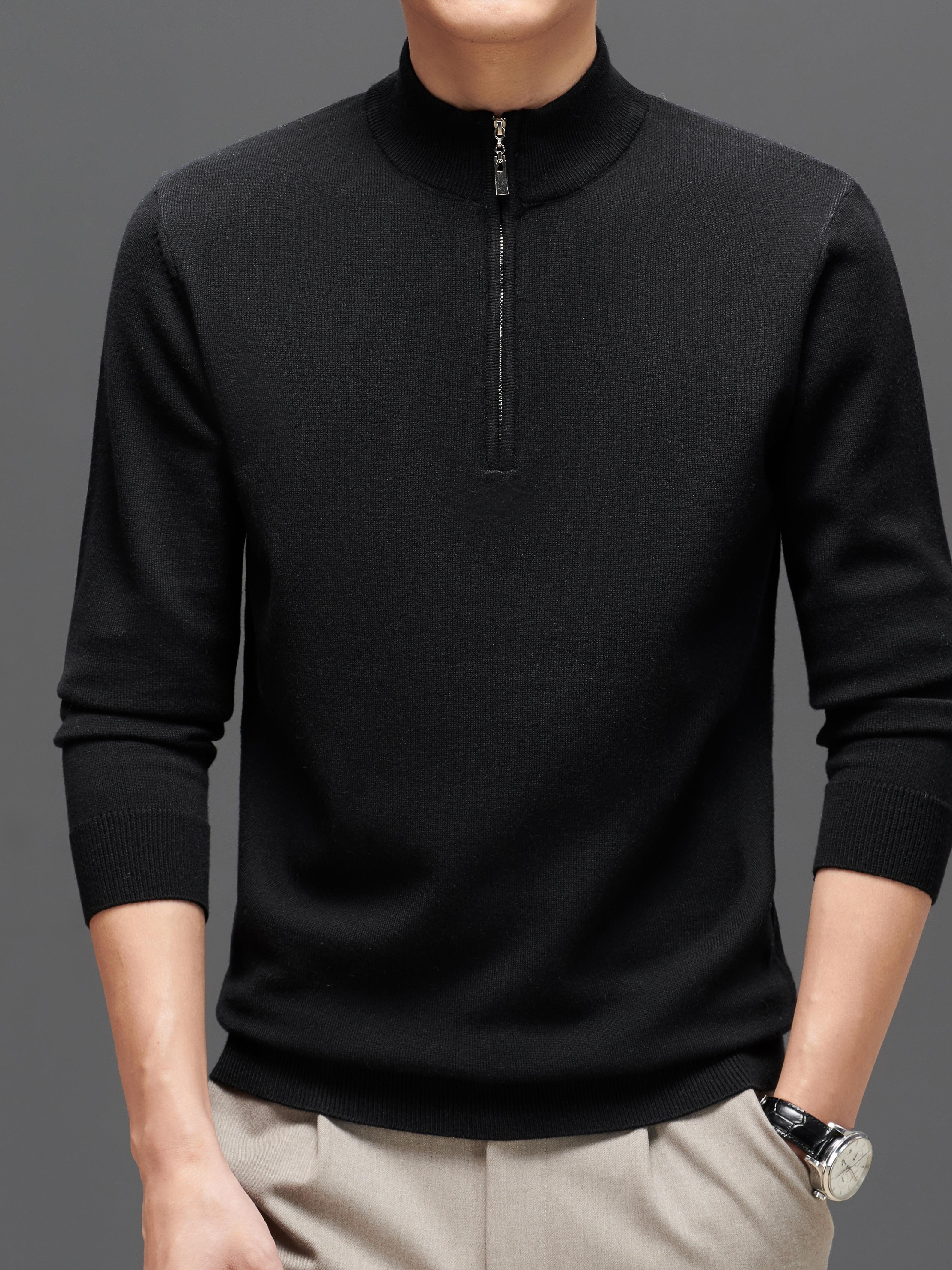 Sweter mêski z dzianiny weęnianej