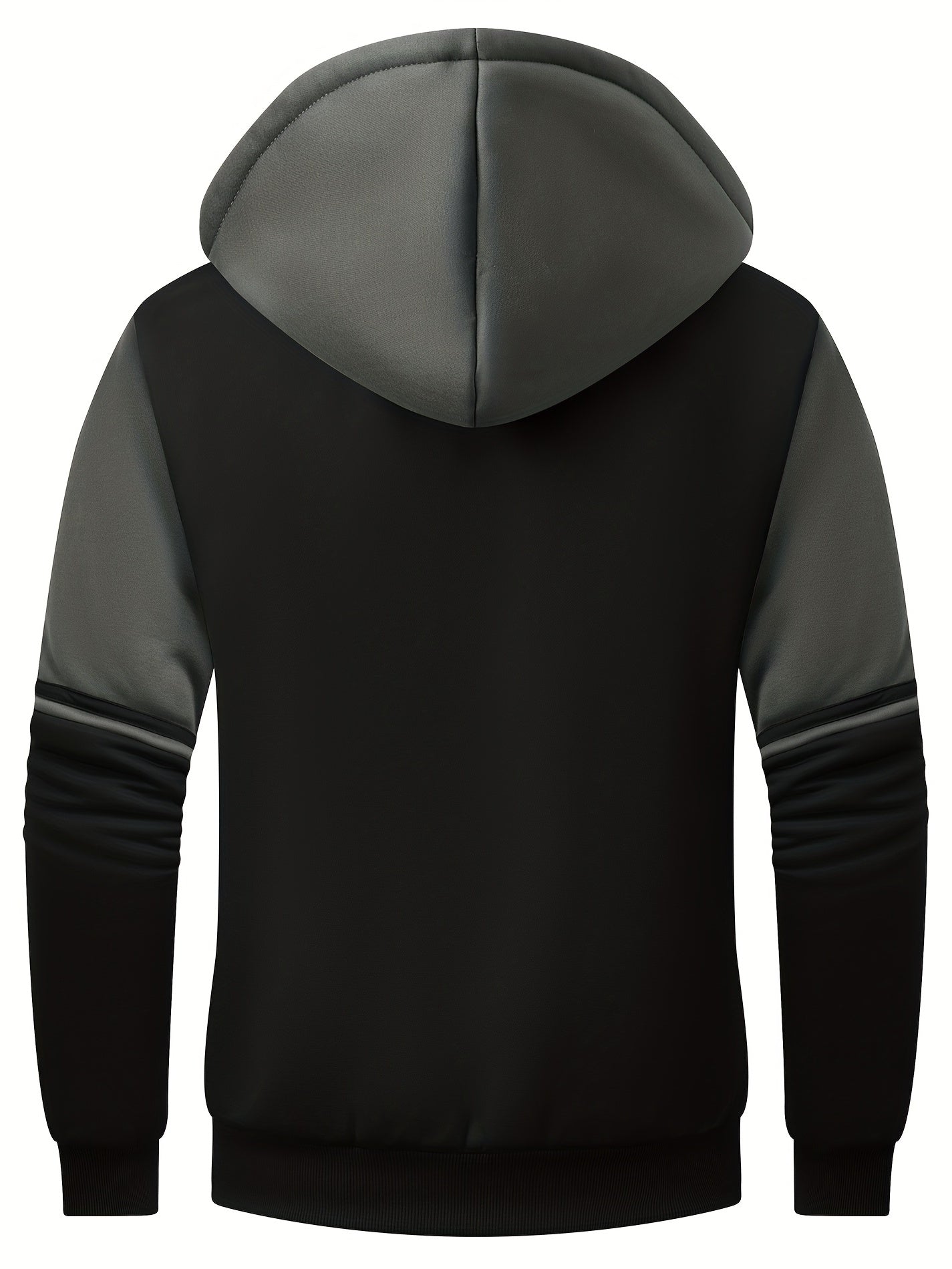 Mêska futrzana bluza z kapturem