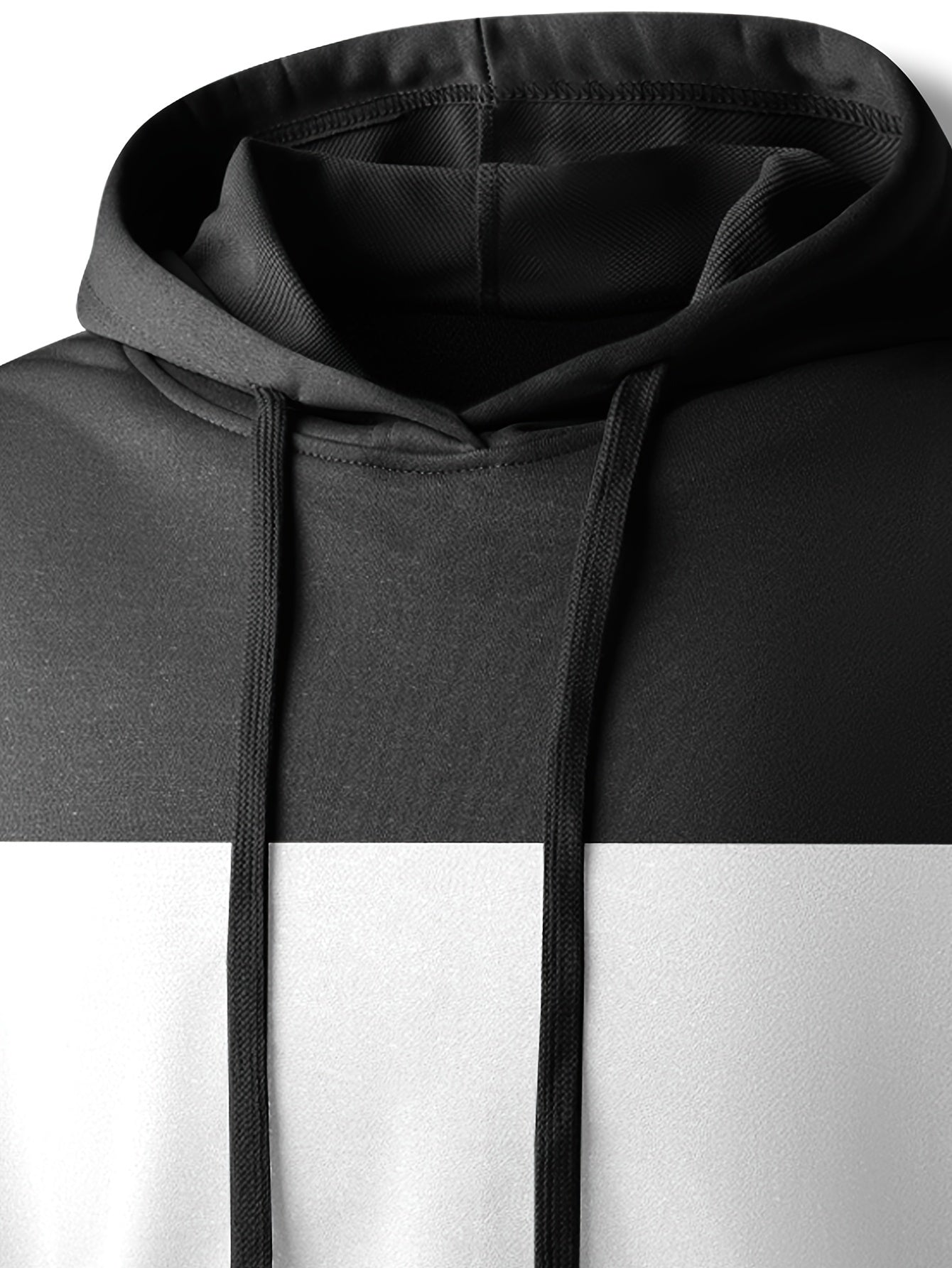 Mêska bluza z kapturem w paski