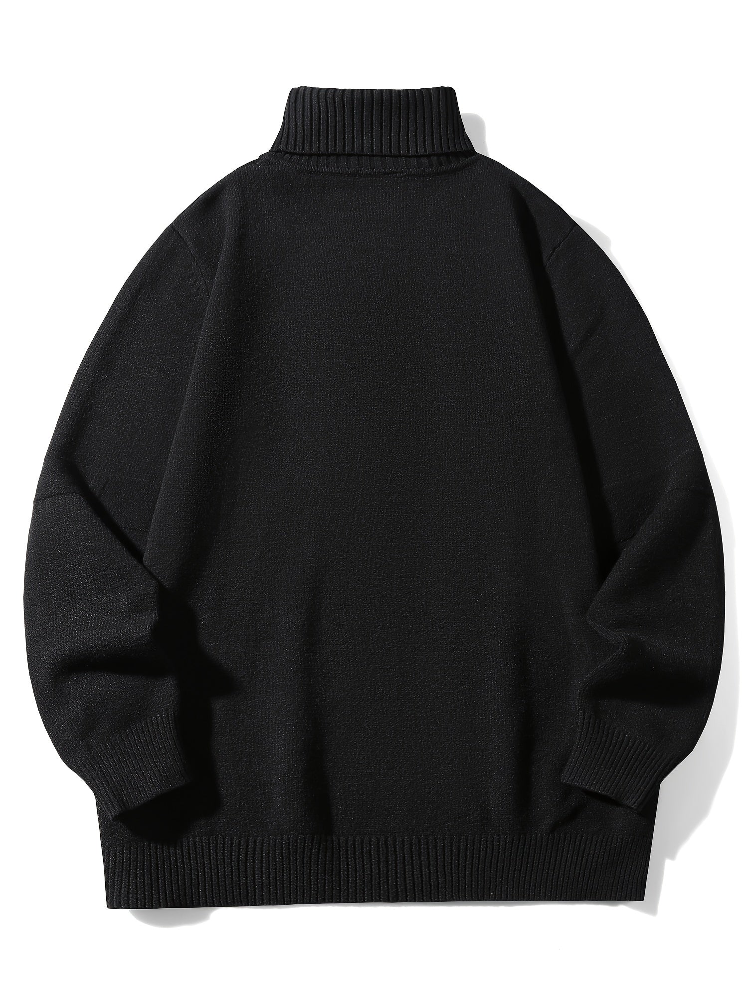 Mêski sweter z dzianiny w paski