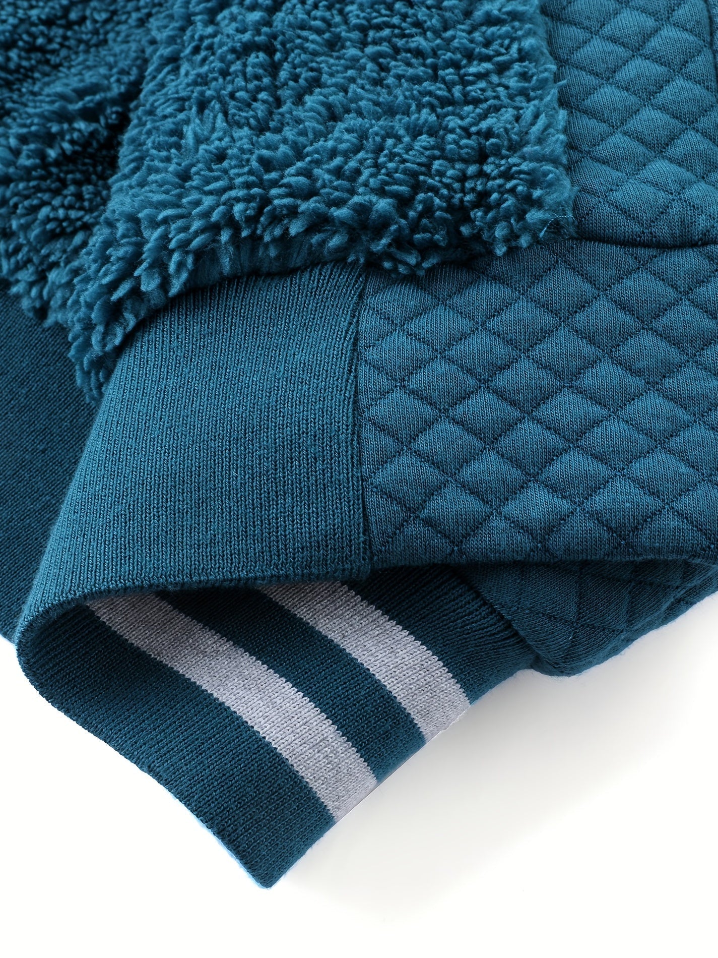 Mêska bluza z kapturem o strukturalnym kroju