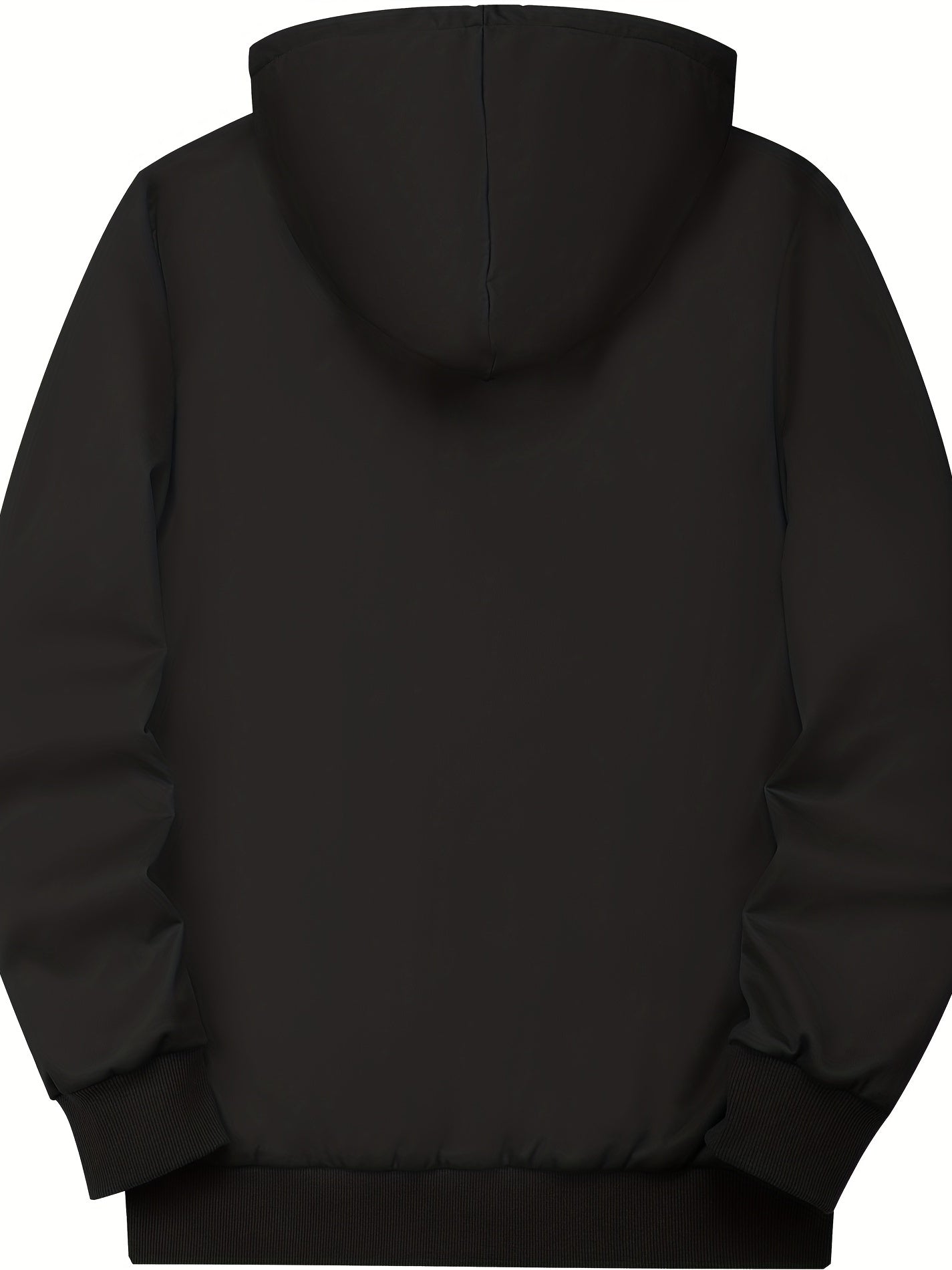 Mêska futrzana bluza z kapturem w paski