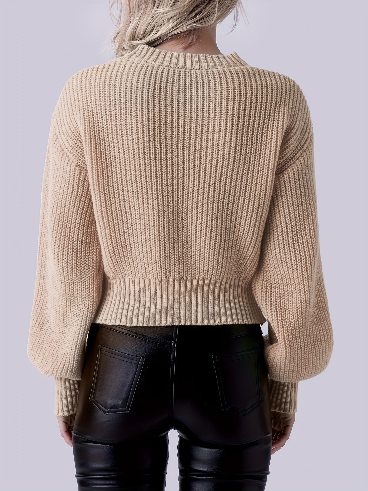 Sweter z dzianiny dla kobiet