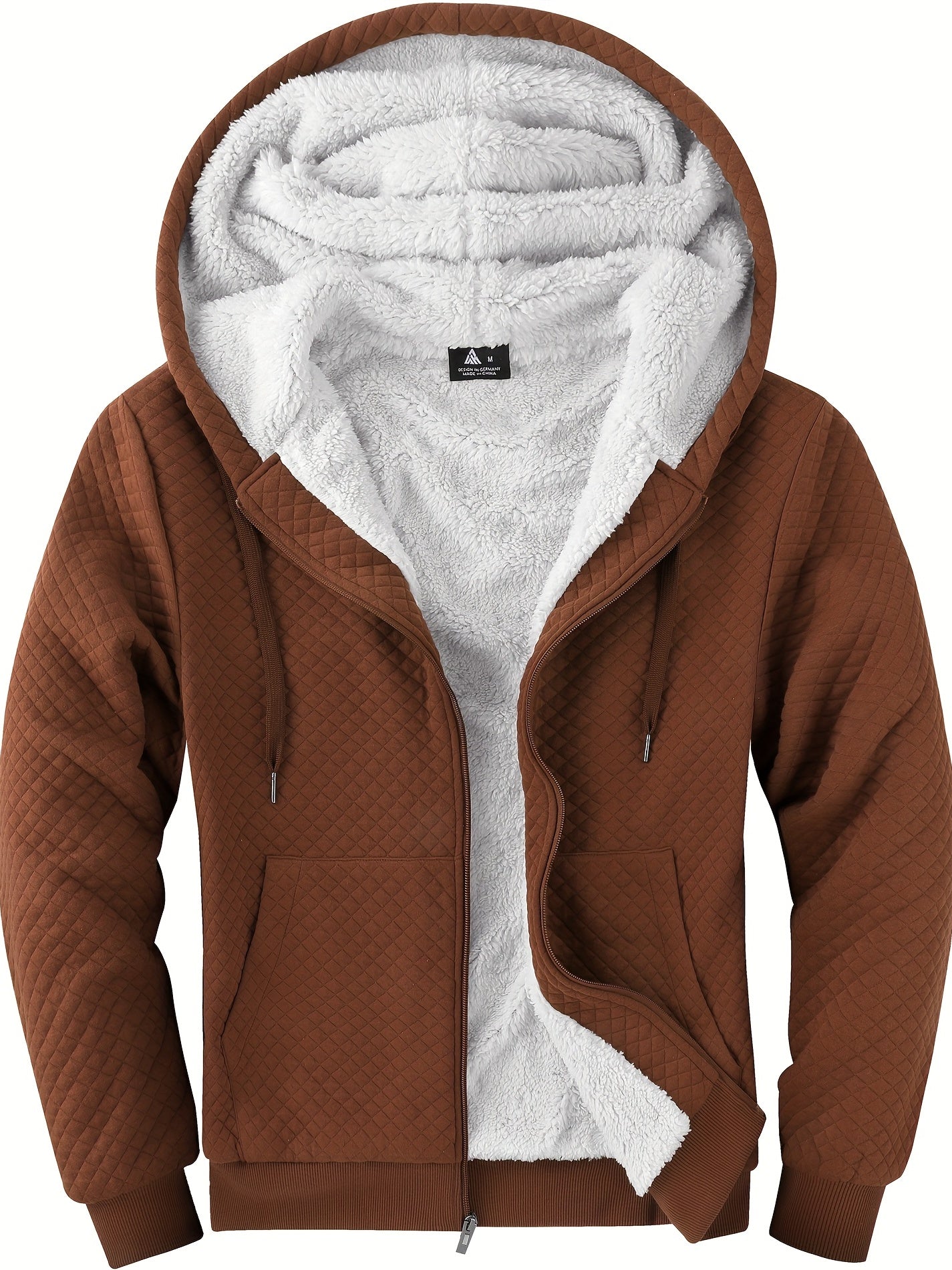 Teksturowana bluza z futerkiem