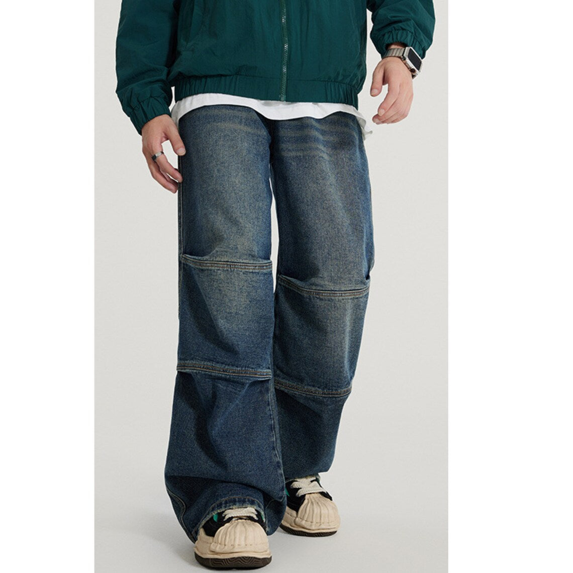 Mêskie jeansy typu oversize